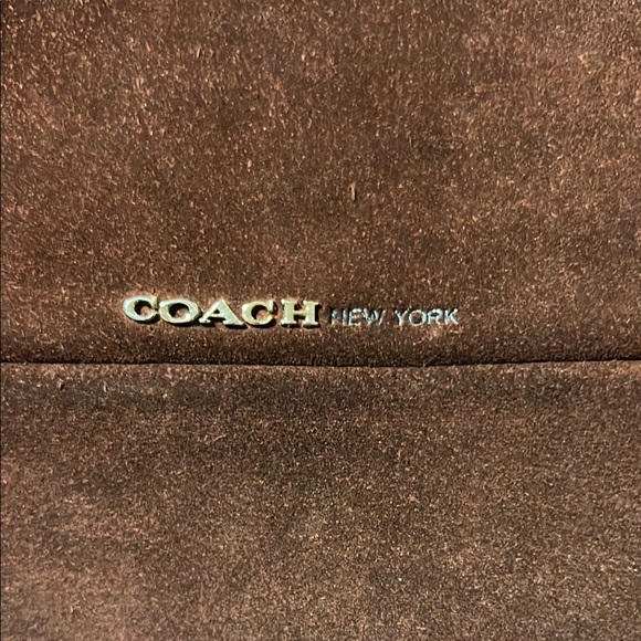 Coach Rich Burgundy Suede Tote - reasonable offers considered - Picture 2 of 9